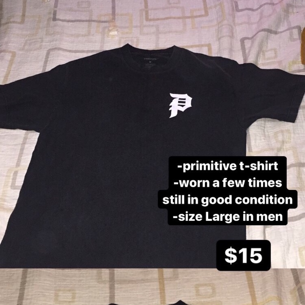 Original Primitive t-shirt; Men’s wear also Women!